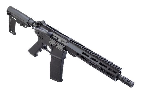AR-15 pistol with M-LOK handguard.